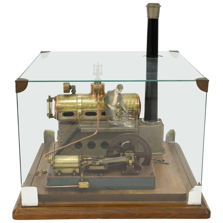 Vertical Donkey Steam Boiler Model at 1stdibs