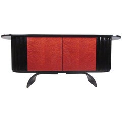 Modern Art Deco Lacquered Credenza