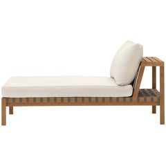 Roda Network 140 Outdoor Teak Chaise Longue