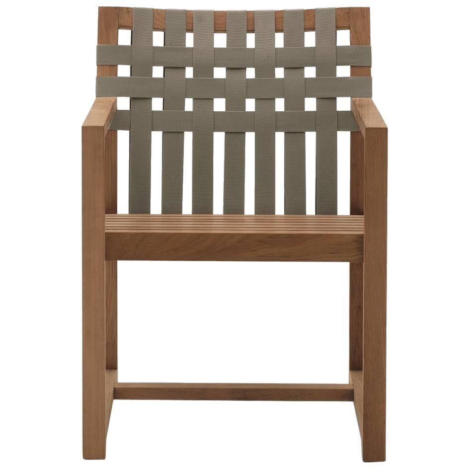 Network 159 Outdoor Teak Dining Armchair For Sale