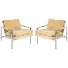 Milo Baughman Chrome Chairs Milo Baughman Chrome Chairs