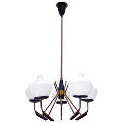 Italian Five-Shade Petite Chandelier