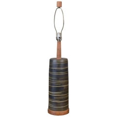 Green Ceramic Lamp by Jane and Gordon Martz for Marshall Studios