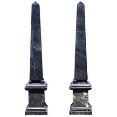 Black Marble Obelisks