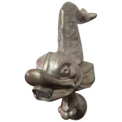 Large Mid-20th Century French Bath Fish Faucet