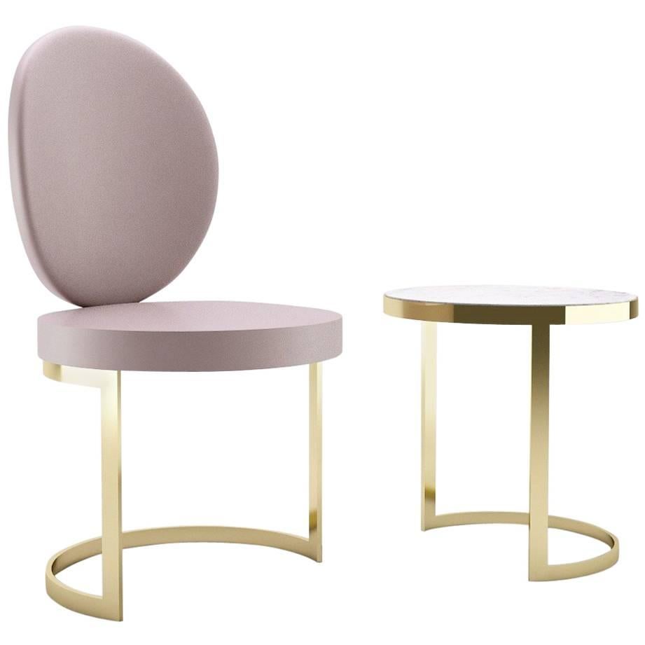 Ola Side Table Round For Sale
