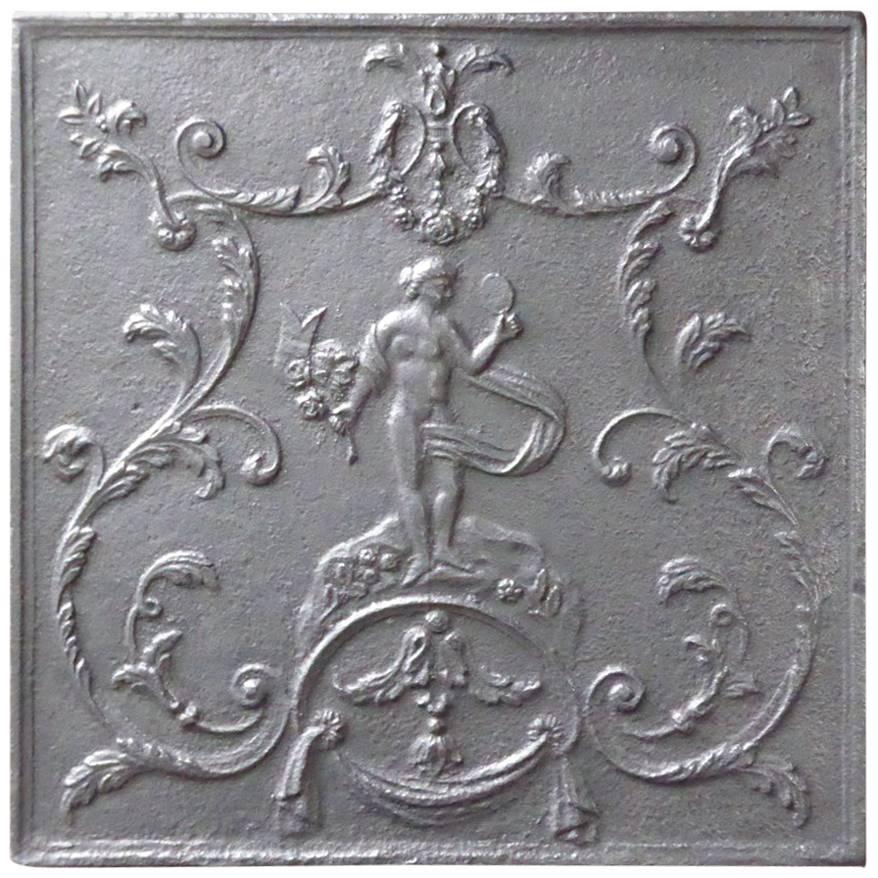 Plaque de cheminée / dosseret en Vénus d'époque Louis XV du XVIIIe siècle