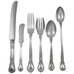 Chantilly by Gorham Sterling Silver Flatware Set 12 Service 90 Pieces