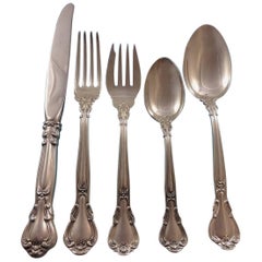 Chantilly by Gorham Sterling Silver Flatware Set for 12 Service, 65 Pieces