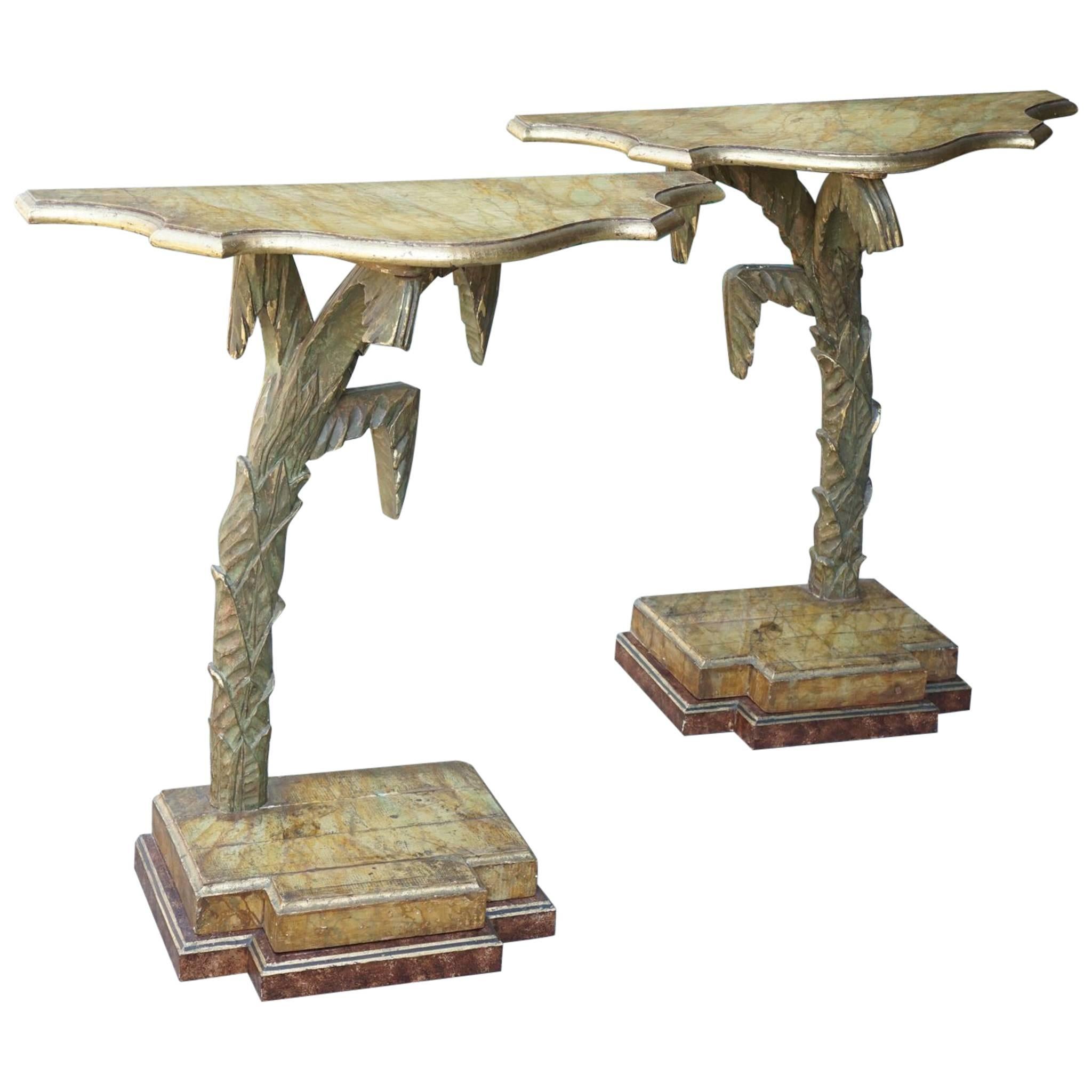 Early 20th Century Italian Console Tables from the Collection of Keith Richards For Sale