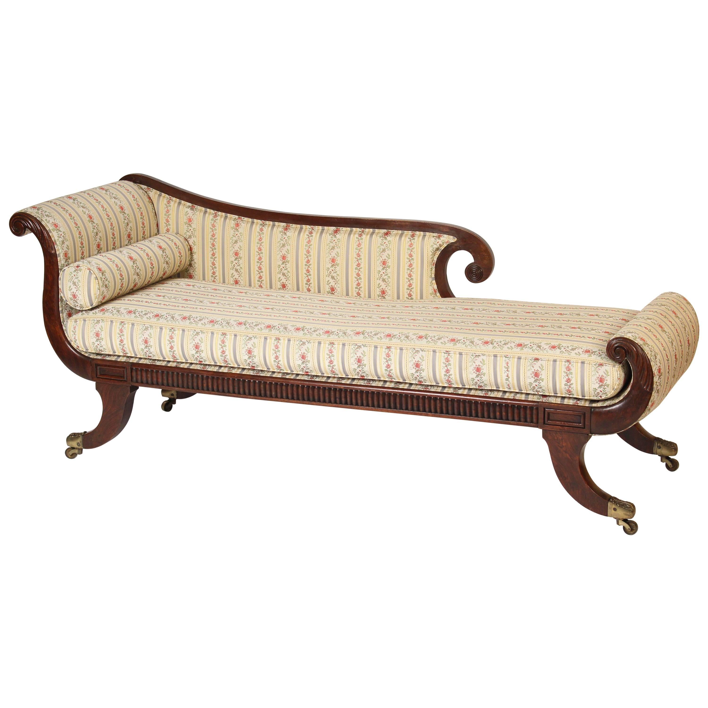 English Regency Recamier