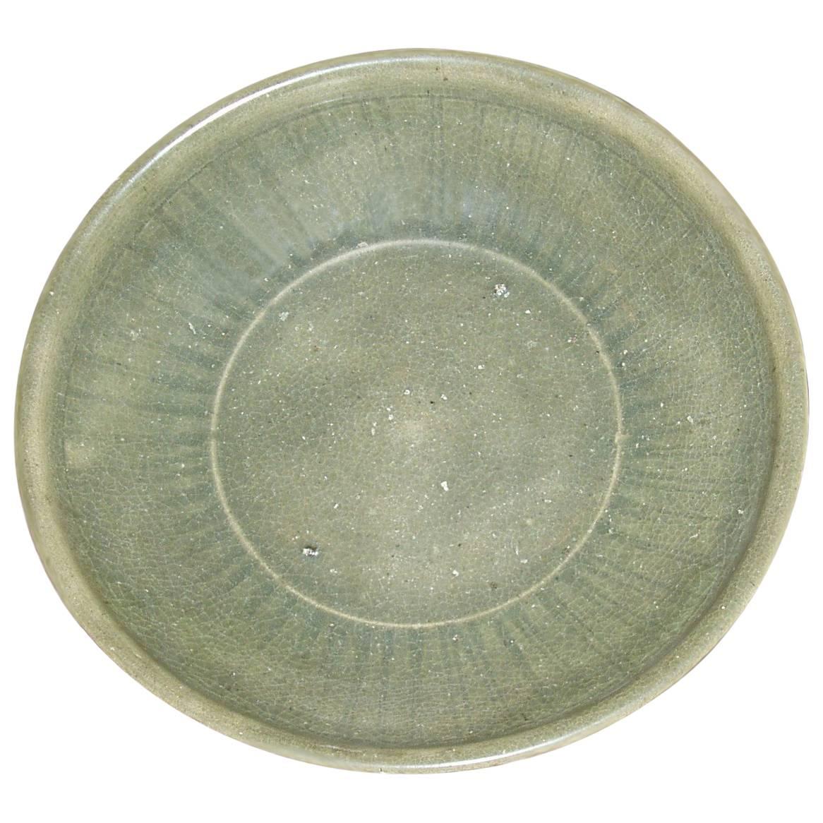 Celadon Plate from Burma, circa 15th-16th Century