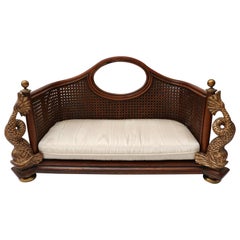 Vintage English Regency Style Dog and or Cat Bed