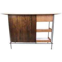 Vintage Modern Slat Bar by Arthur Umanoff for Raymor 5