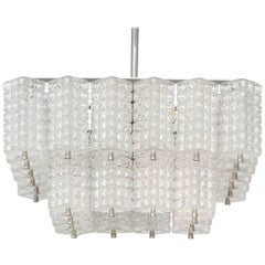 Austrolux Two-Tier Glass Chandelier