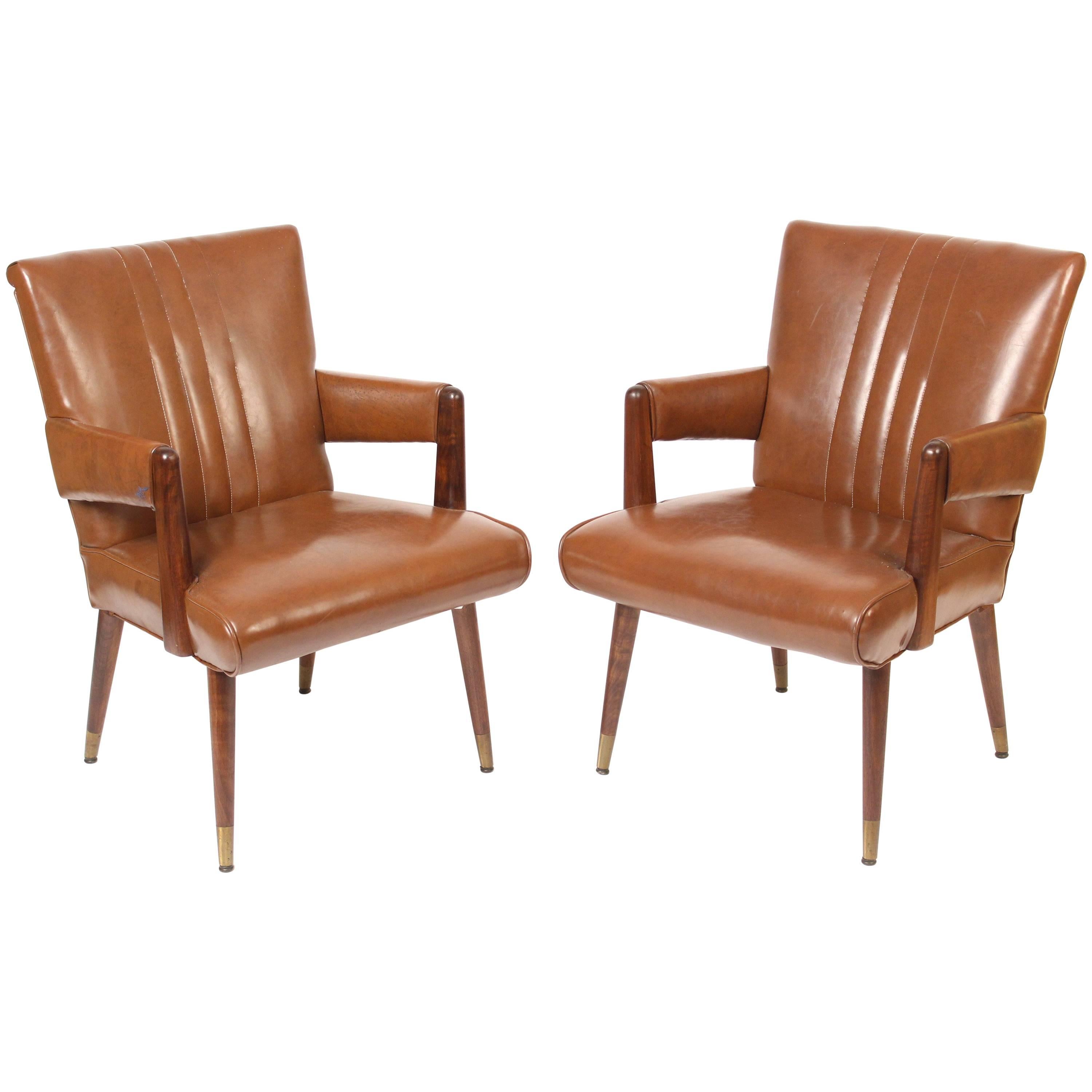 Pair of Mid-Century Modern Armchairs