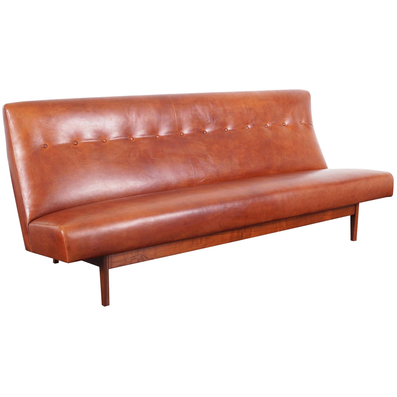 Ivory Silk Damask Sofa by Drexel Heritage at 1stDibs