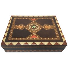 Middle Eastern Syrian Inlaid Marquetry Mosaic Box 5