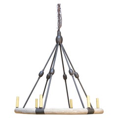 Wrought Iron Chandelier 3