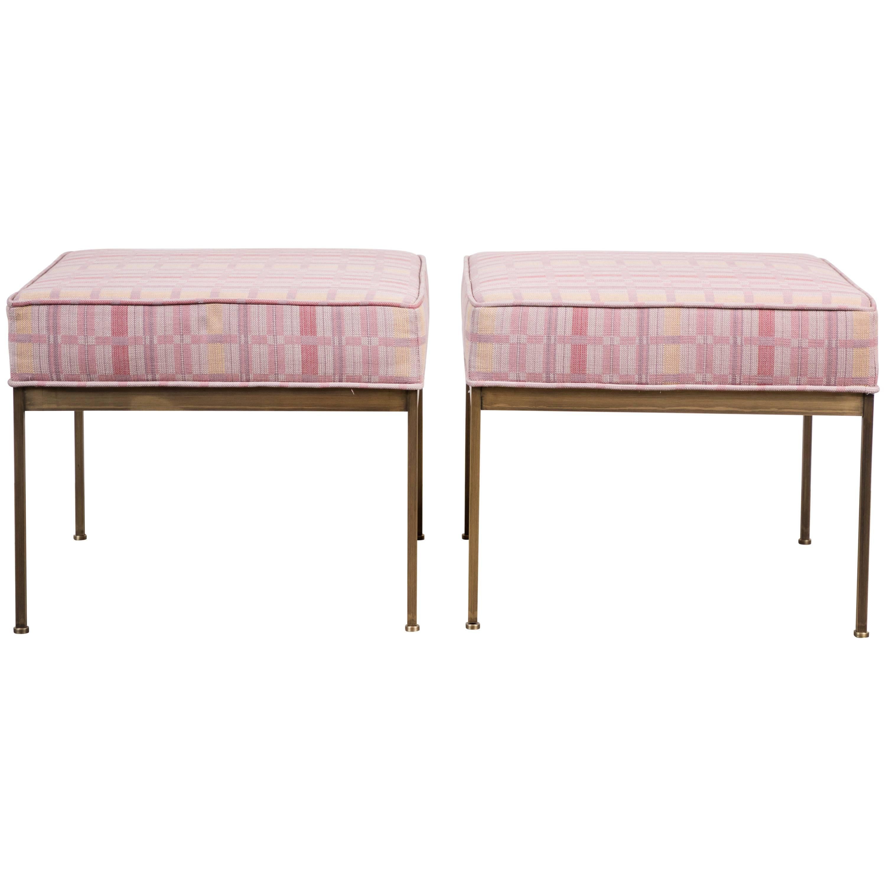 Pair of Paul Ottomans by Lawson-Fenning