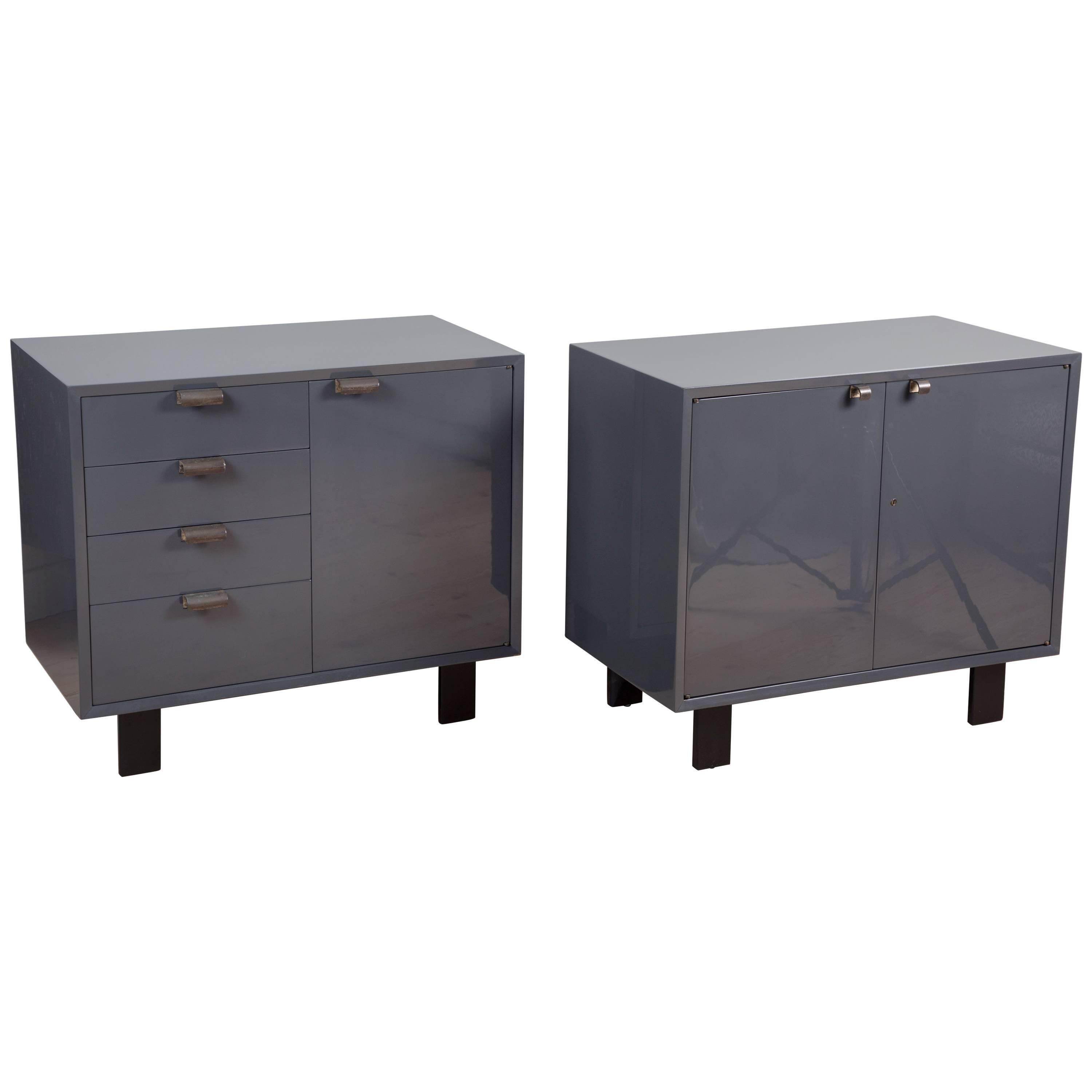 Pair of Lacquered Chests by George Nelson for Herman Miller