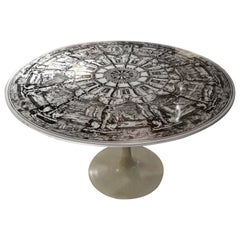 1970s Dining Table in the style of Fornasetti, Italy