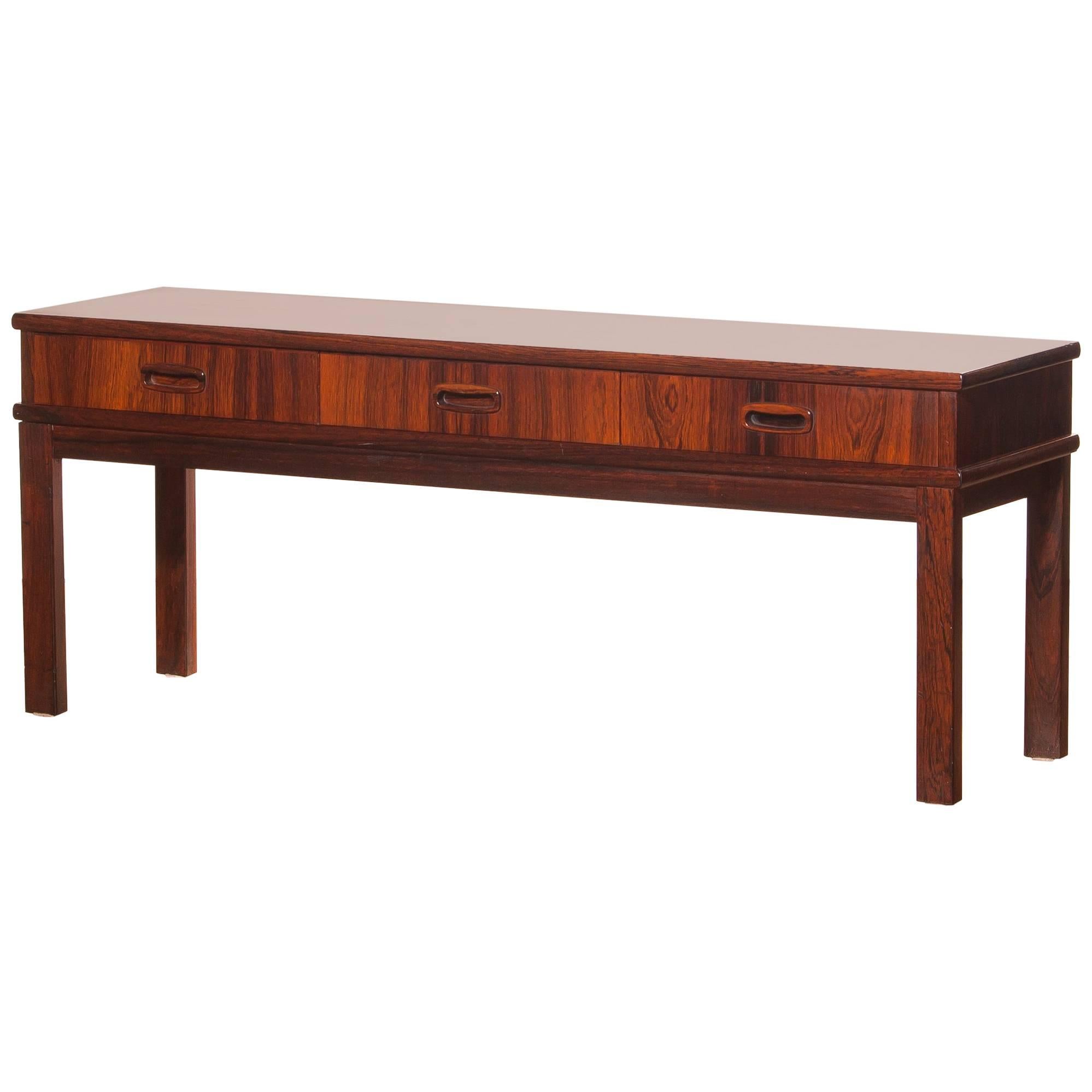 1960s, Rosewood Side Table by Poul Hundevad