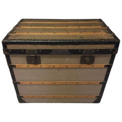 Extremely Rare Louis Vuitton's First Flat Top Trunk 3