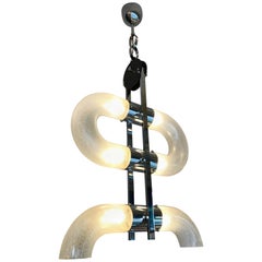 Chandelier by Aldo Nason for Mazzega Murano, Italy, 1970s