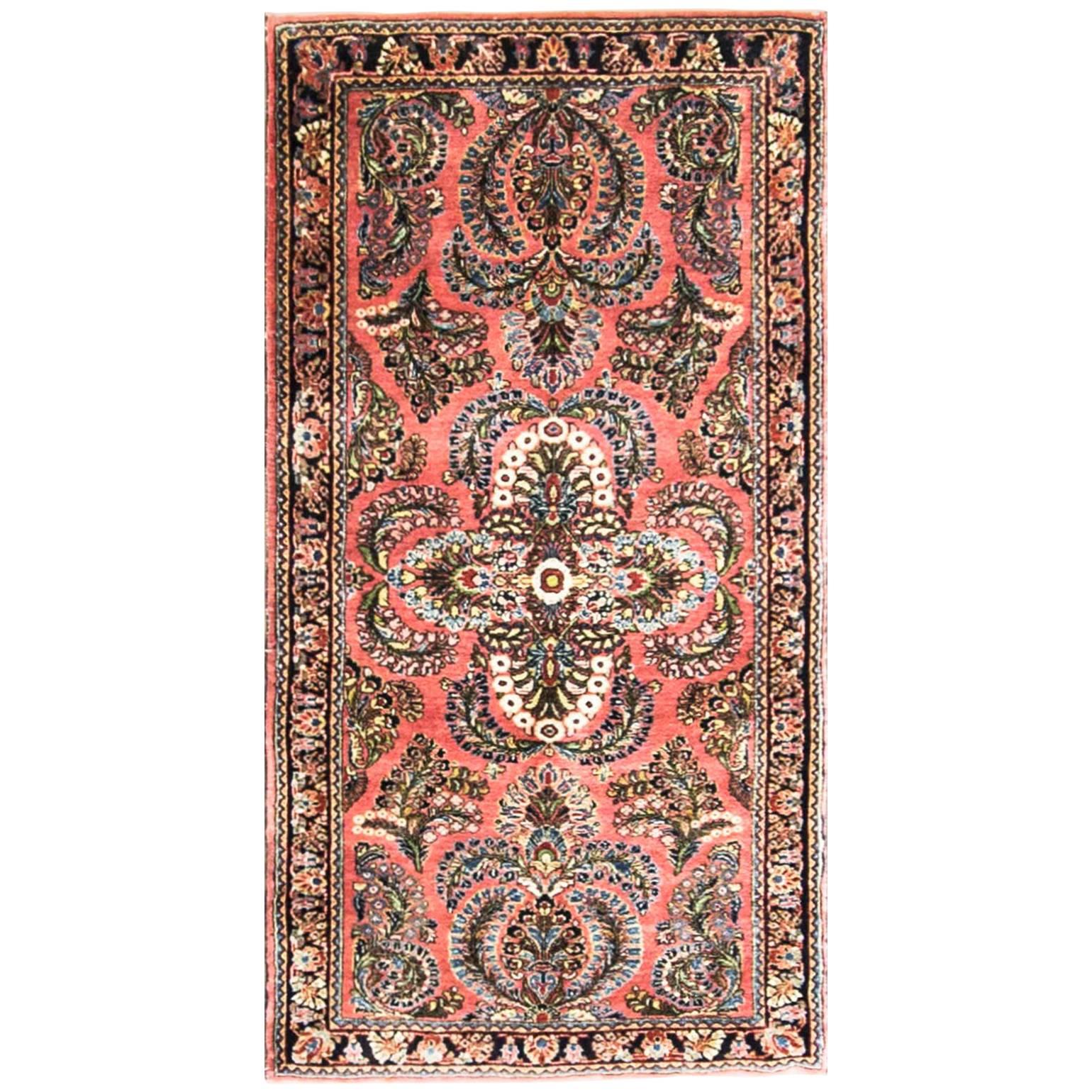 Antiker persischer Mohajeran-Sarouk-Teppich