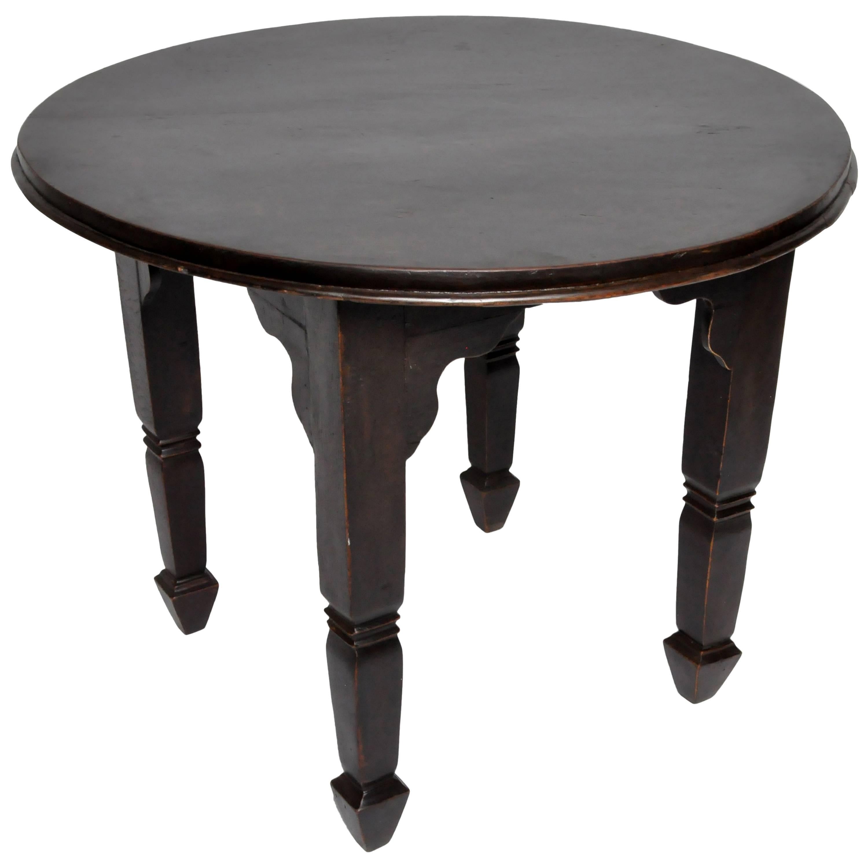 British Colonial Burmese Round Table