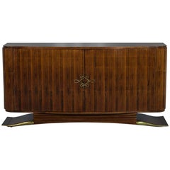 Antique Rosewood French Art Deco Sideboard