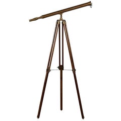 Sleek Brass Telescope