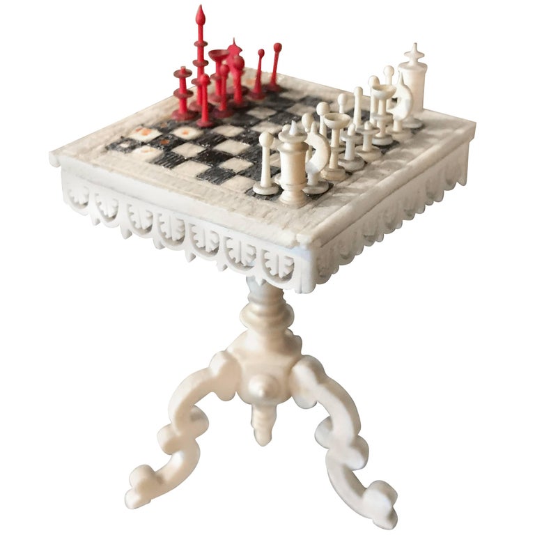 links Mam dikte Swiss Miniature Chess Table with Stanhope Lens For Sale at 1stDibs | stanhope  lens for sale