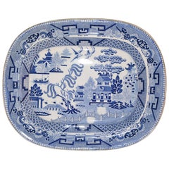 Antique 19th Century Staffordshire Platter