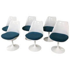 Set of Six Tulip Chairs by Saarinen for Knoll 9