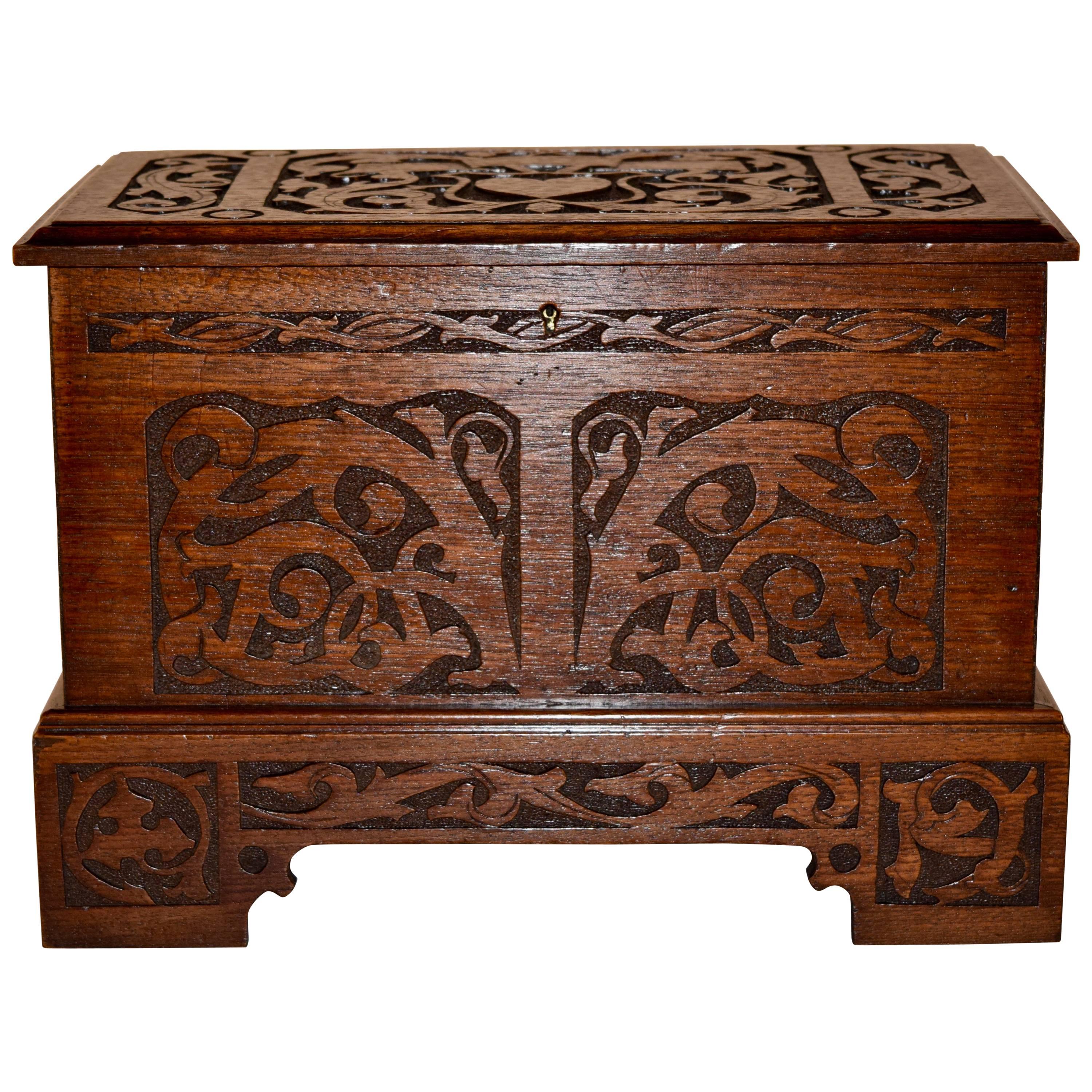 Late 19th Century Miniature Blanket Chest