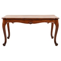 Antique Country French Solid Oak Dining Table
