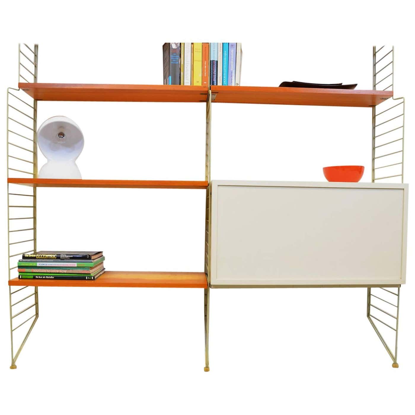 String Wall System with Cabinet by Nisse Strinning for String Design ...