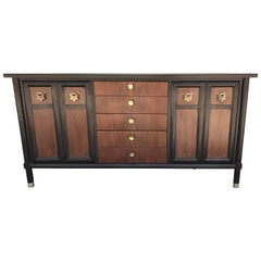 American of Martinsville Two-Toned Credenza