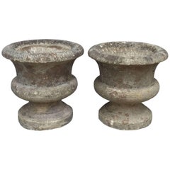 Vintage Large French Round Garden Stone Pots or Planters 'Individually Priced'
