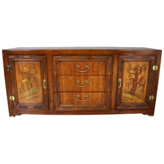 Bernhardt Flair Division Shibui Kollektion Asiatisch inspirierte Credenza Buffet Kommode