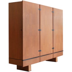 French Oak Armoire by Maxime Old, circa 1950
