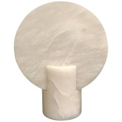 Italian Modern Marble Disc Table Lamp