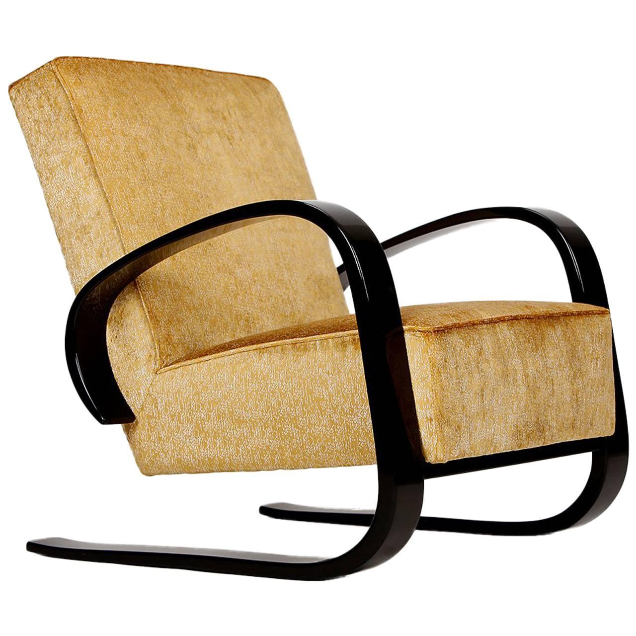 Cantilever Lounge Chair by Miroslav Navratil for Spojene UP Zavody, 1950s For Sale