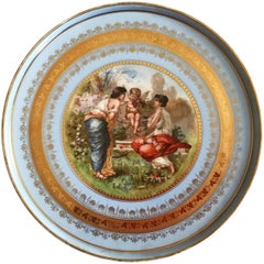 Große sehr seltene Royal Vienna Porcelain Kabinettstückchen