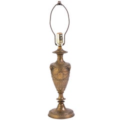 Bronze Ram's Head Table Lamp