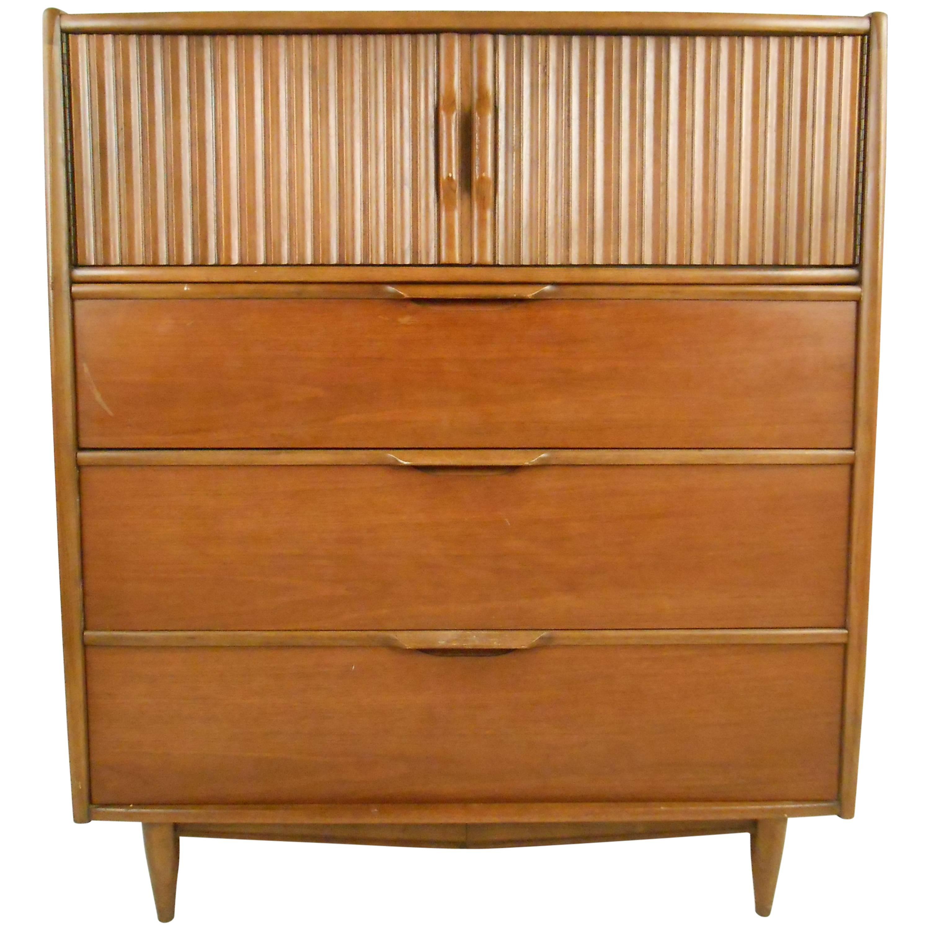 Mid-Century Modern Kent Coffey "The Cadence" High Boy Dresser