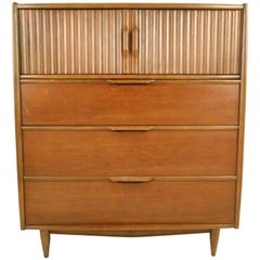 Vintage Mid-Century Modern Kent Coffey "The Cadence" High Boy Dresser