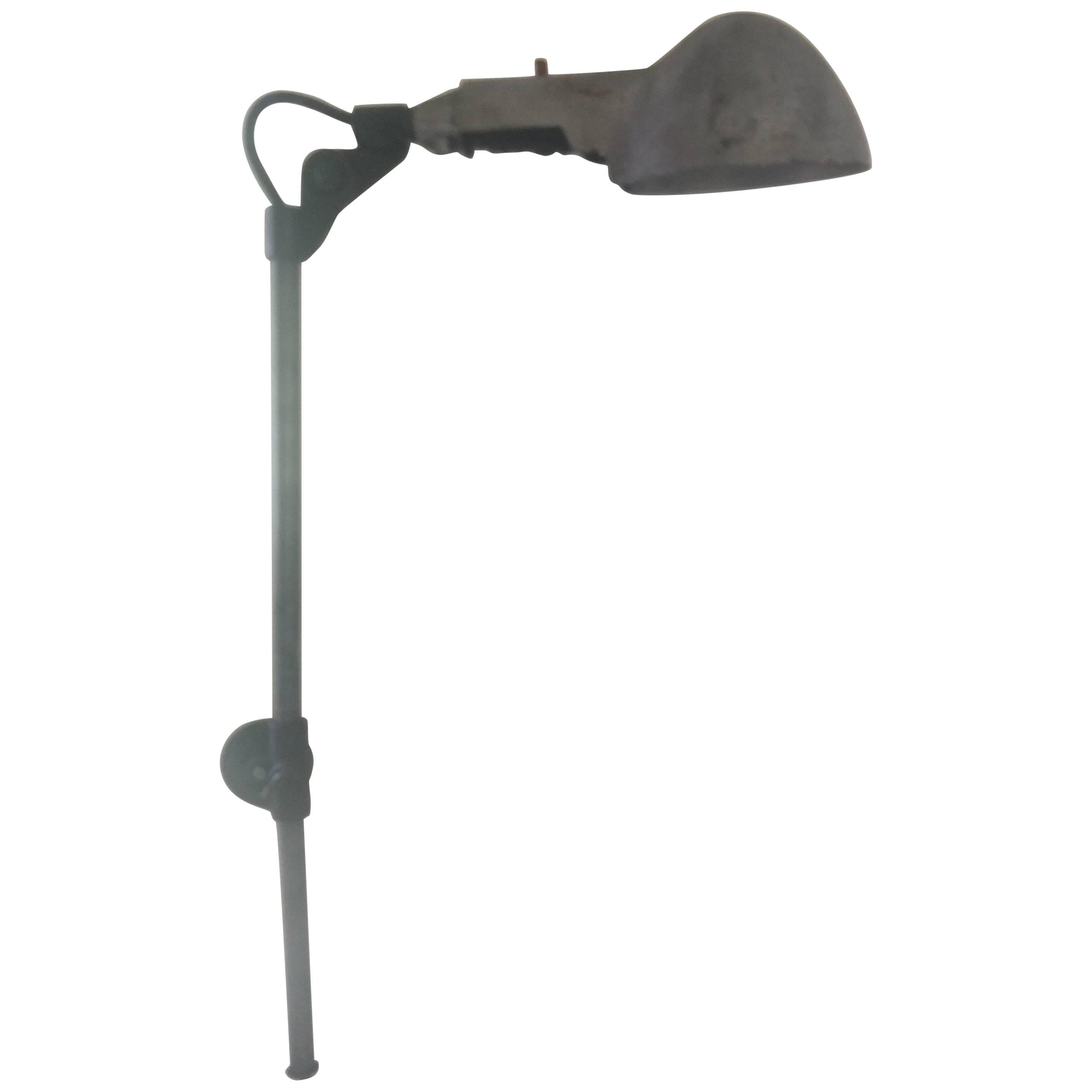 Vintage Industrial Metal Wall Lamp by Woodward Lighting For Sale